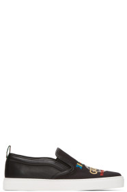 Gucci - Black Dublin Slip-On Sneakers