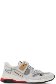 Gucci - Baskets argentées Sparkling Ultraspace