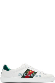 Gucci - White 'Gucci Band' New Ace Sneakers
