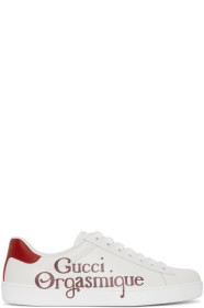 Gucci - Baskets blanches 'Gucci Orgasmique' New Ace