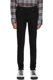 Frame - Black Jagger True Skinny Jeans
