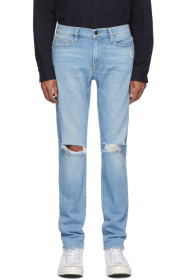 Frame - Blue 'L'Homme Skinny' Jeans