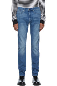 Frame - Blue 'L'Homme Skinny' Jeans