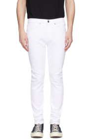Frame - White 'L'Homme Skinny' Jeans