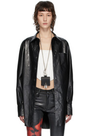 Fleet Ilya - ブラック & シルバー パドロック ネックレス