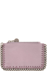 Stella McCartney - Porte-cartes mauve Falabella