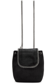 Stella McCartney - 黑色迷你 Falabella 双肩包