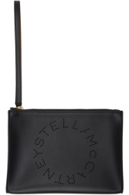 Stella McCartney - Black Alter Nappa Logo Pouch