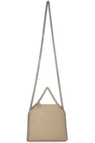 Stella McCartney - 黄褐色 Tiny Falabella 托特包
