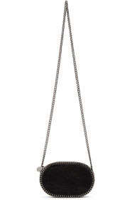 Stella McCartney - 黑色 Falabella 椭圆形单肩包