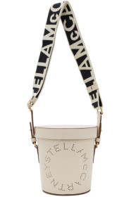 Stella McCartney - Sac seau à logo blanc