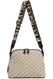 Stella McCartney - Beige Canvas Monogram Shoulder Bag