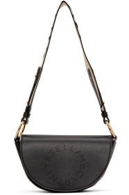 Stella McCartney - Sac à logo noir Marlee