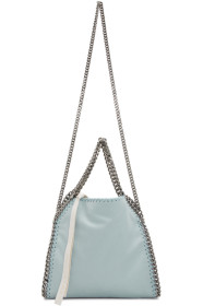 Stella McCartney - 蓝色小号 Falabella 托特包