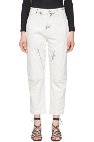 Stella McCartney - White Acid Wash Galaxy Jeans
