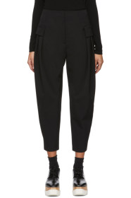 Stella McCartney - Black Wool Stretch Cocoon Trouser