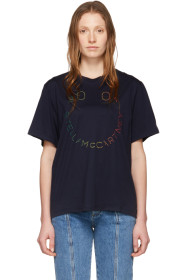 Stella McCartney - Navy Happy Logo T-Shirt