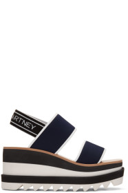 Stella McCartney - Navy Platform Sporty Sandals