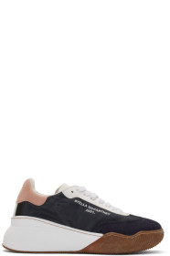 Stella McCartney - Navy Loop Lace-Up Sneakers