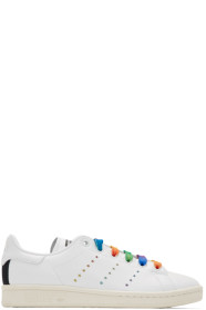 Stella McCartney - adidas Originals Edition ホワイト スタンスミス スニーカー