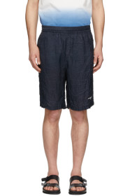 Stella McCartney - Blue Cupro Timothy Shorts