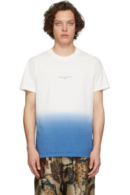 Stella McCartney - White & Blue Tie-Dye T-Shirt