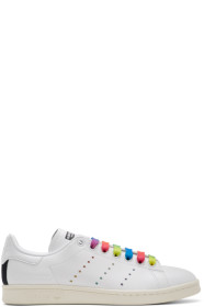 Stella McCartney - White & Multicolor adidas Originals Edition Stan Smith Sneakers