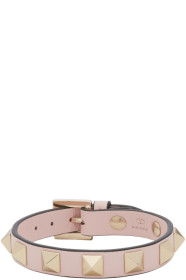 Valentino - Pink Valentino Garavani Rockstud Bracelet