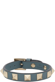 Valentino - Blue Valentino Garavani Rockstud Bracelet