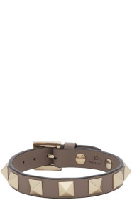 Valentino - Grey Valentino Garavani Rockstud Bracelet