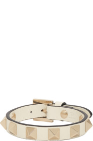 Valentino - Off-White Valentino Garavani Rockstud Bracelet