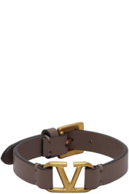 Valentino - Grey Valentino Garavani VLogo Bracelet