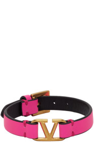 Valentino - Pink Valentino Garavani VLogo Bracelet