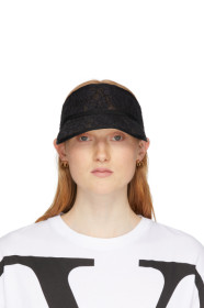 Valentino - Black Valentino Garavani Lace Visor