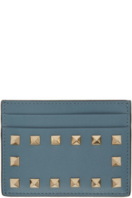 Valentino - 蓝色 Valentino Garavani Rockstud 卡包
