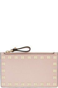 Valentino - 粉色 Valentino Garavani Rockstud 零钱包