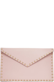 Valentino - Pochette rose Flat