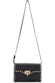 Valentino - Black Valentino Garavani Small Rockstud Flap Bag