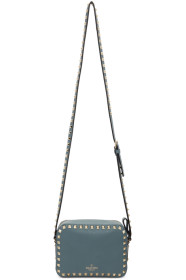 Valentino - Blue Valentino Garavani Rockstud Crossbody Bag