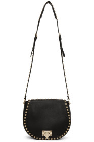 Valentino - Black Valentino Garavani Saddle Bag