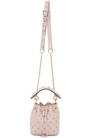 Valentino - Pink Valentino Garavani Mini Rockstud Spike Bucket Bag