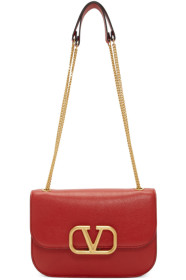 Valentino - Sac à bandoulière rouge Small VLock Valentino Garavani