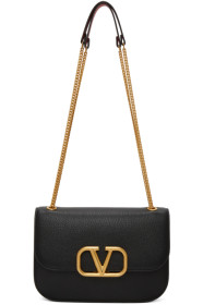 Valentino - Black Valentino Garavani VLock Bag
