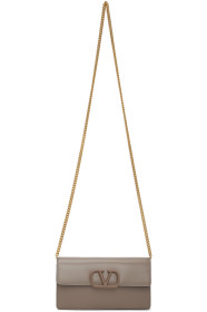 Valentino - Grey Valentino Garavani VLogo Wallet Bag