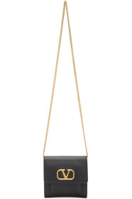 Valentino - Black Valentino Garavani VLogo Shoulder Bag