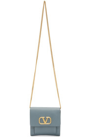 Valentino - Blue Valentino Garavani VLogo Shoulder Bag
