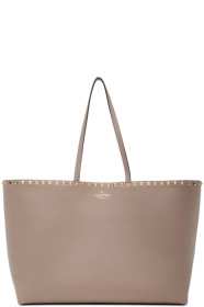 Valentino - Cabas rose Large Rockstud Valentino Garavani