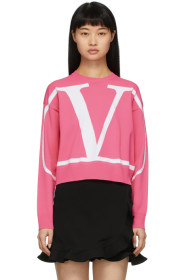 Valentino - Pink VLogo Sweater