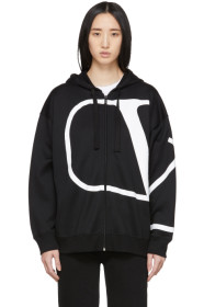 Valentino - Black VLogo Hoodie