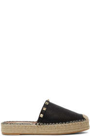 Valentino - Black Valentino Garavani Rockstud Espadrilles